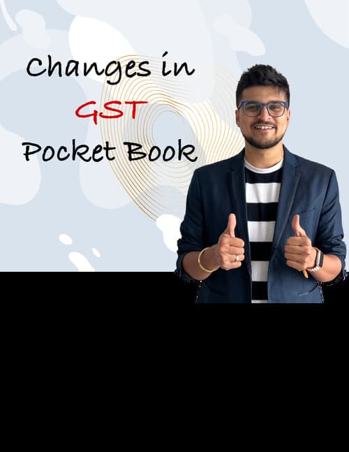 First page of GST Pocket Book by CA Amit Mahajan Sir.