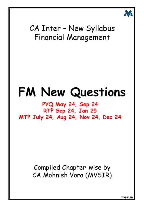 First page of FM Questions
