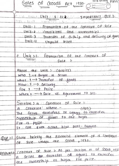 First page of SOGA UNIT 1&2