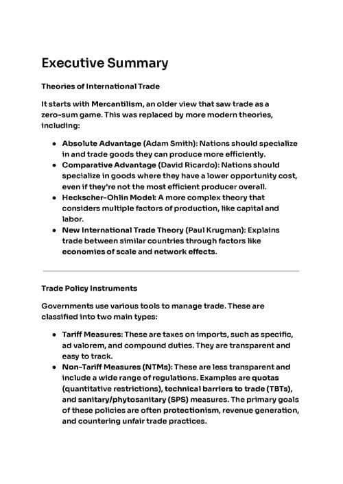 First page of International Trade important topics all covered here in summarized form Just revise this and secure 11–12 marks confirmed!! If you find it helpful, drop a follow & trophy so I can bring more such important stuff for you all!! Love yeah all the best