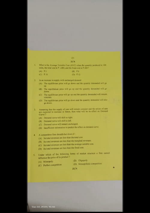 First page of Today's economics paper