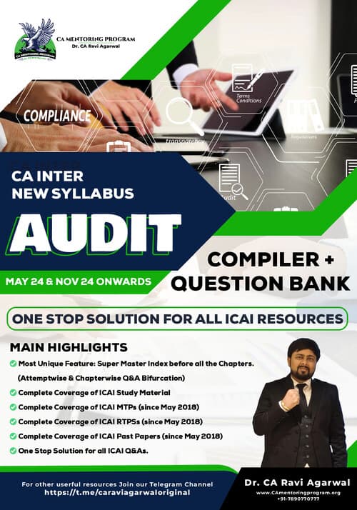 First page of Audit Compiler by CA Ravi Agarwal