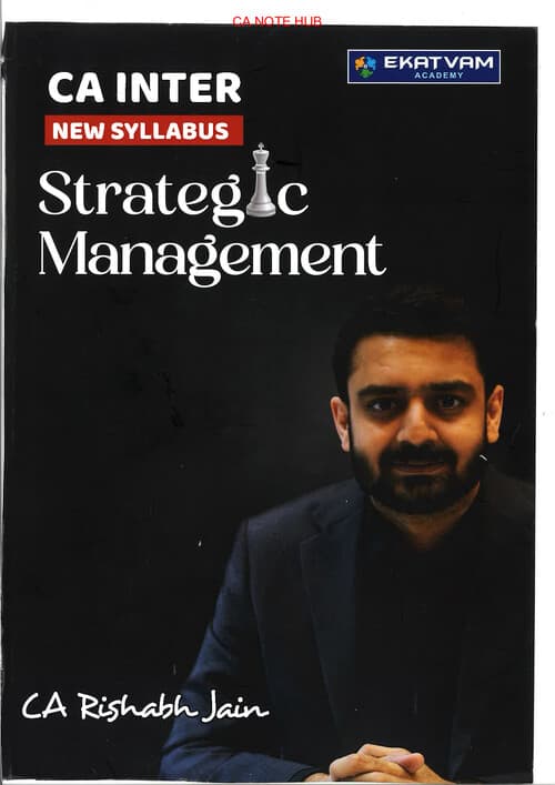First page of CA Inter - Strategic Management Summary Notes