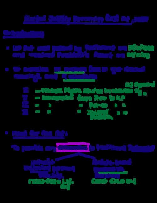 First page of LLP notes