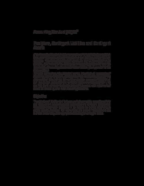 First page of CA Inter - Advanced Accounting: AS-29 Bare Standard