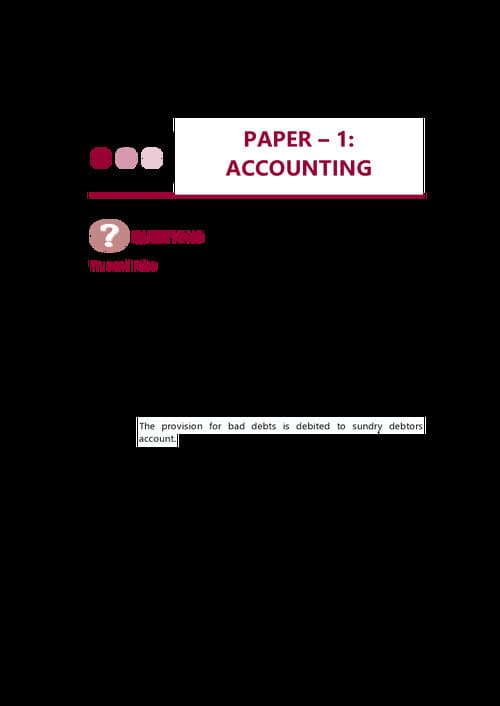 First page of CA FOUNDATION ACCOUNTS JANUARY 26 RTP