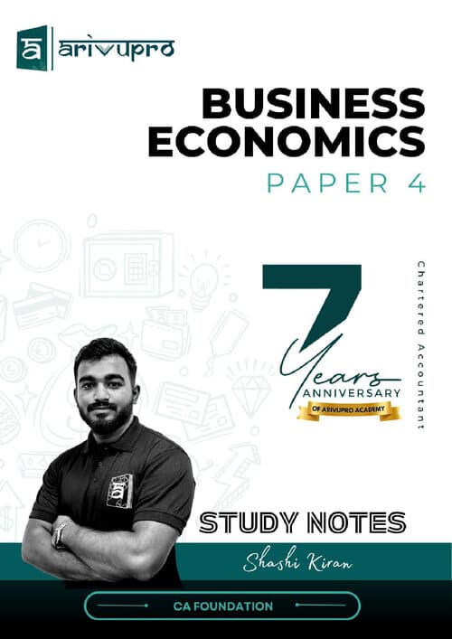 First page of CA FOUNDATION BUSINESS ECONOMICS