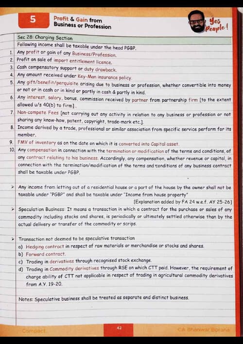 First page of PGBP Compact (By BB Sir) for May 26.