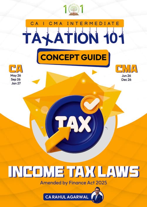 First page of Direct tax concept book for may26 CA INTER