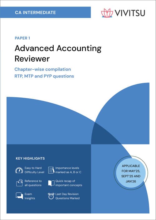 First page of VIVITSU Compiler - Advanced Accounting