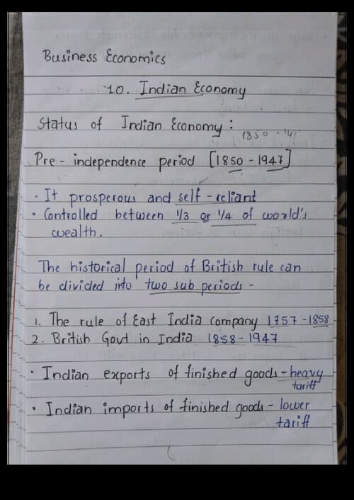 First page of Short notes of eco