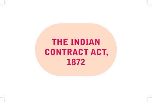 First page of Indian Contract Act, 1872 flashnotes (PW)