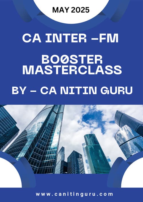First page of FM exam booster QB