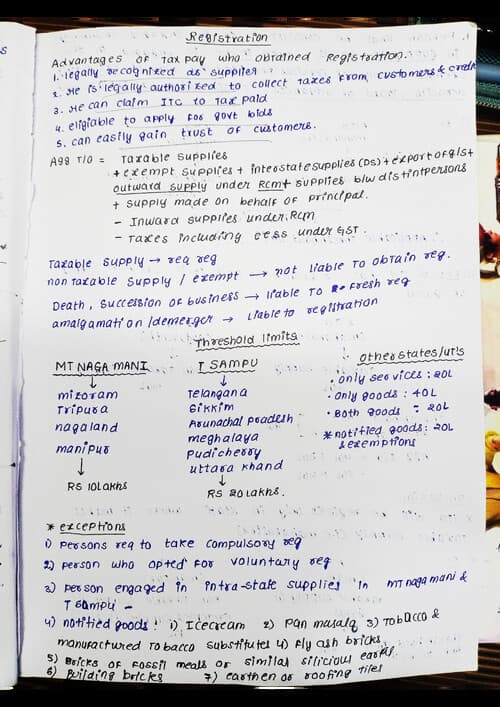 First page of GST- REGISTRATION