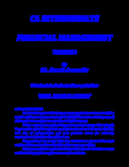 First page of FM Fastrack Book 1 - Namit Arora Best FM Book