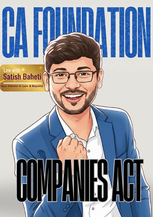First page of CA FOUNDATION BUSINESS LAW COMPANY ACT