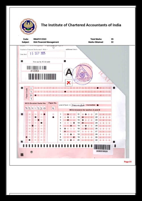 First page of FM - Certified Copies AIR 1 from Sep 25 Attempt