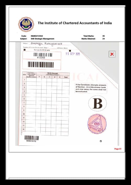 First page of SM - Certified Copies AIR 1 from Sep 25 Attempt