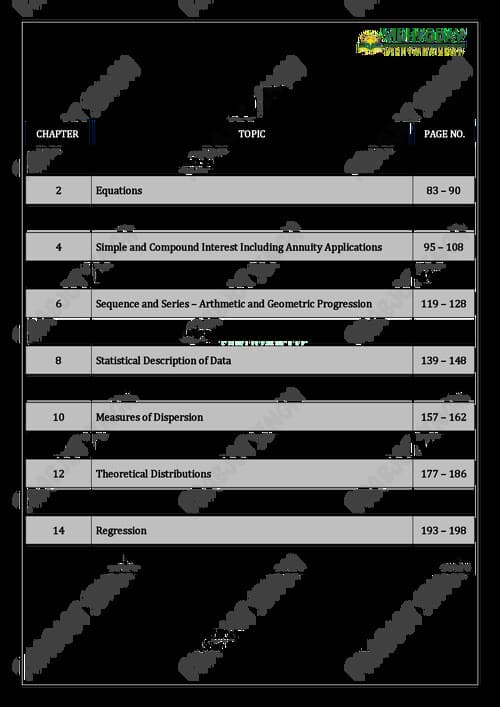 First page of All PYQs Covered - Quantitative Aptitude MATHS AND STATS