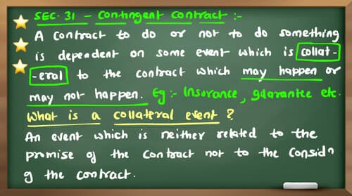 First page of Unit 6 of ICA 1872 Contingent and Quasi contracts ✨