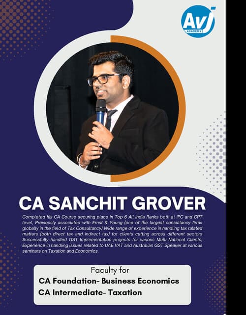 First page of CA FOUNDATION ALL ECONOMISTS NAME