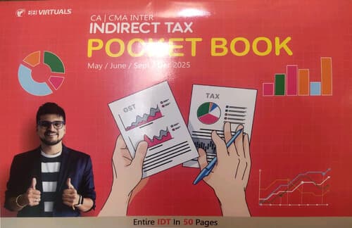 First page of IDT Pocket Book by CA Amit Mahajan Sir for Jan 26.