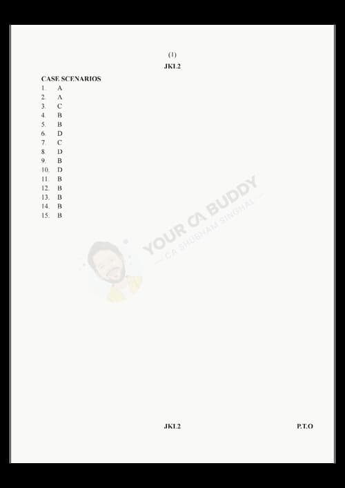 First page of LAW ALL INDIA MOCK TEST ANSWERS ( Question paper posted- Check profile)