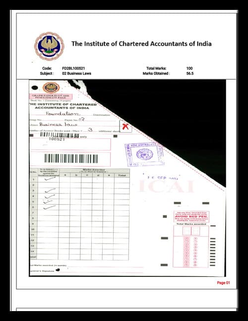 First page of Certified Copy Business Laws - 57 Marks - Sept.' 2024