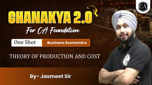 First page of Business economics CA Foundation