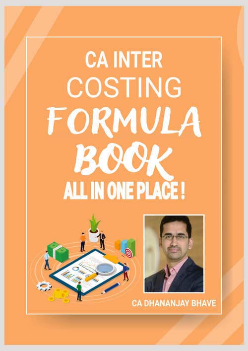 First page of Costing Formula Book - CA Dhananjay Bhave Best coloured Formula Book