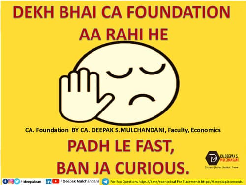 First page of CA FOUNDATION BUSINESS ECONOMICS SUMMARY NOTES