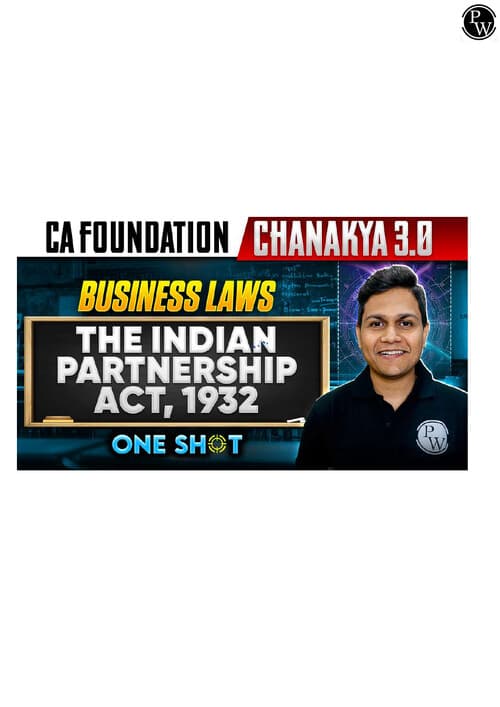 First page of Indian Partnership Act Detailed Notes