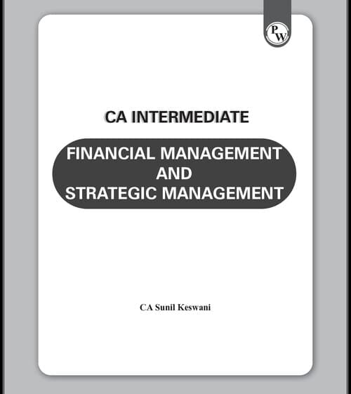 First page of FM and SM detailed book by CA Sunil keswani sir for May 26 and onwards