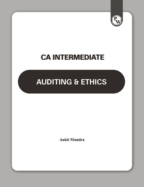 First page of CA INTER Audit E-BOOK BY ANKIT MUDRA PW