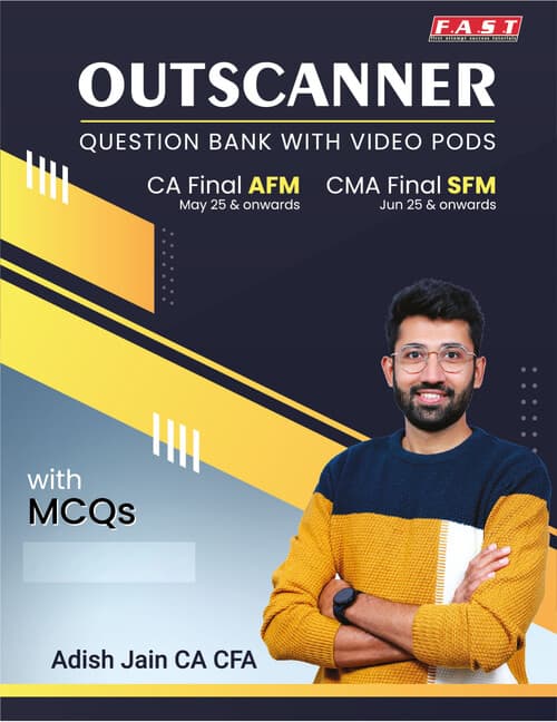 First page of Outscanner notes of CA Adish jain for AFM application for 2026/27 exams.