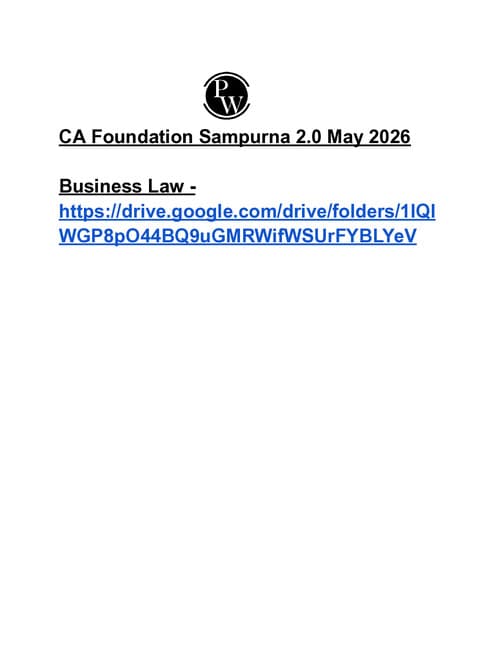 First page of Pw sampurna 2.0 may 2026 drive link