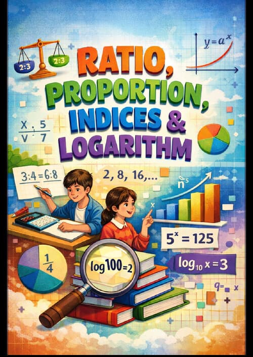 First page of Master Ratio, Proportion, Indices in Quantitative Aptitude with this 35-page PDF notes! key formulas, examples, and visuals included. Quick exam prep boost!