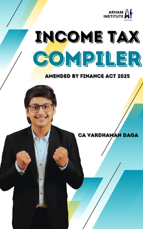 First page of Income Tax Question Bank by CA Vardhaman Daga