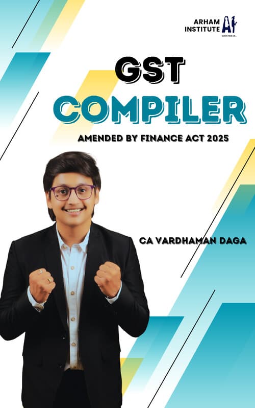 First page of GST Question Bank by CA Vardhaman Daga