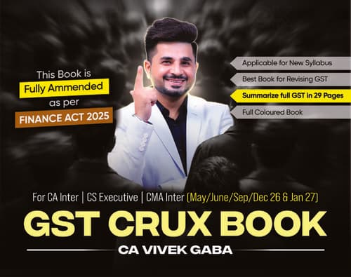 First page of Vivek gaba sir gst crux book