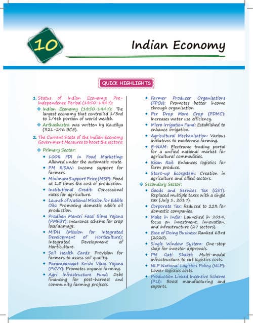 First page of Economics chapter 10 All MCQs covered