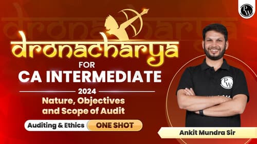 First page of CA Intermediate Auditing & Ethics Chart Book By Ankit Mundra Sir (PW) Best for Revision
