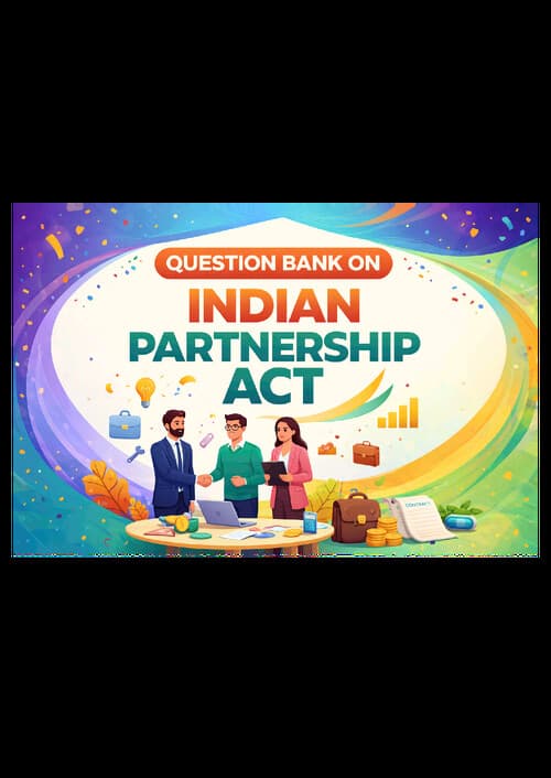 First page of Chapter 7.Indian Partnership Act Business Law All past questions covered