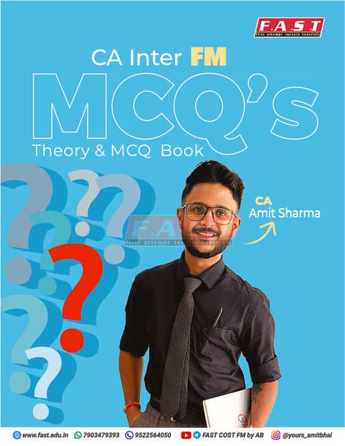First page of CA Amit Sharma sir MCQ FM