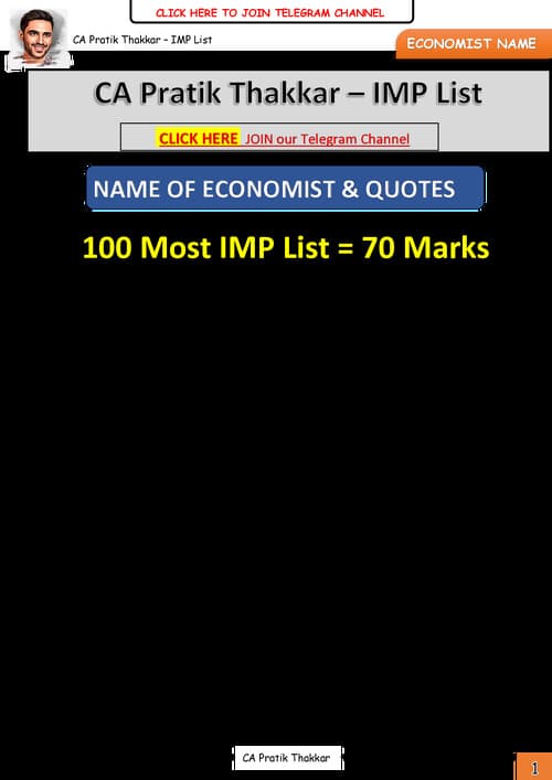 First page of Name of economist