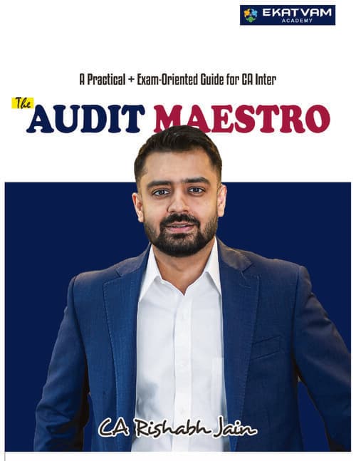 First page of #Exclusive #Auditing & Ethics #CA Rishabh Jain Sir's #14th Edition Chapter 8:- Audit Report (Maestro Book) (SA 700, SA 701, SA 705, SA 706 & SA 710)