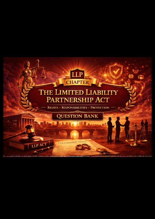 First page of Chapter 5.Limited Liability Partnership Act Business Law All past questions covered