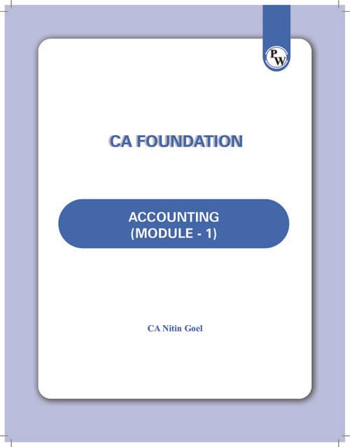 First page of E-book : Accounting (Volume 1) latest for September 2026