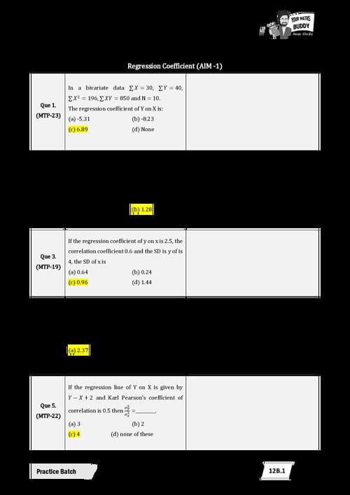 First page of ca aman khedia practice question