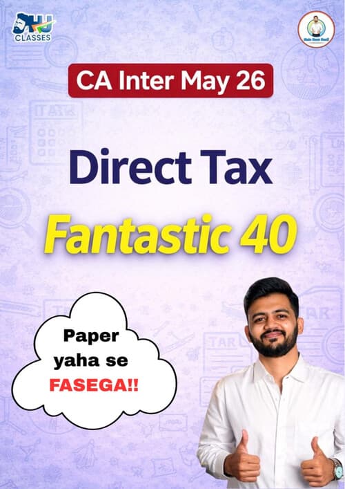 First page of Super 40 questions of income tax